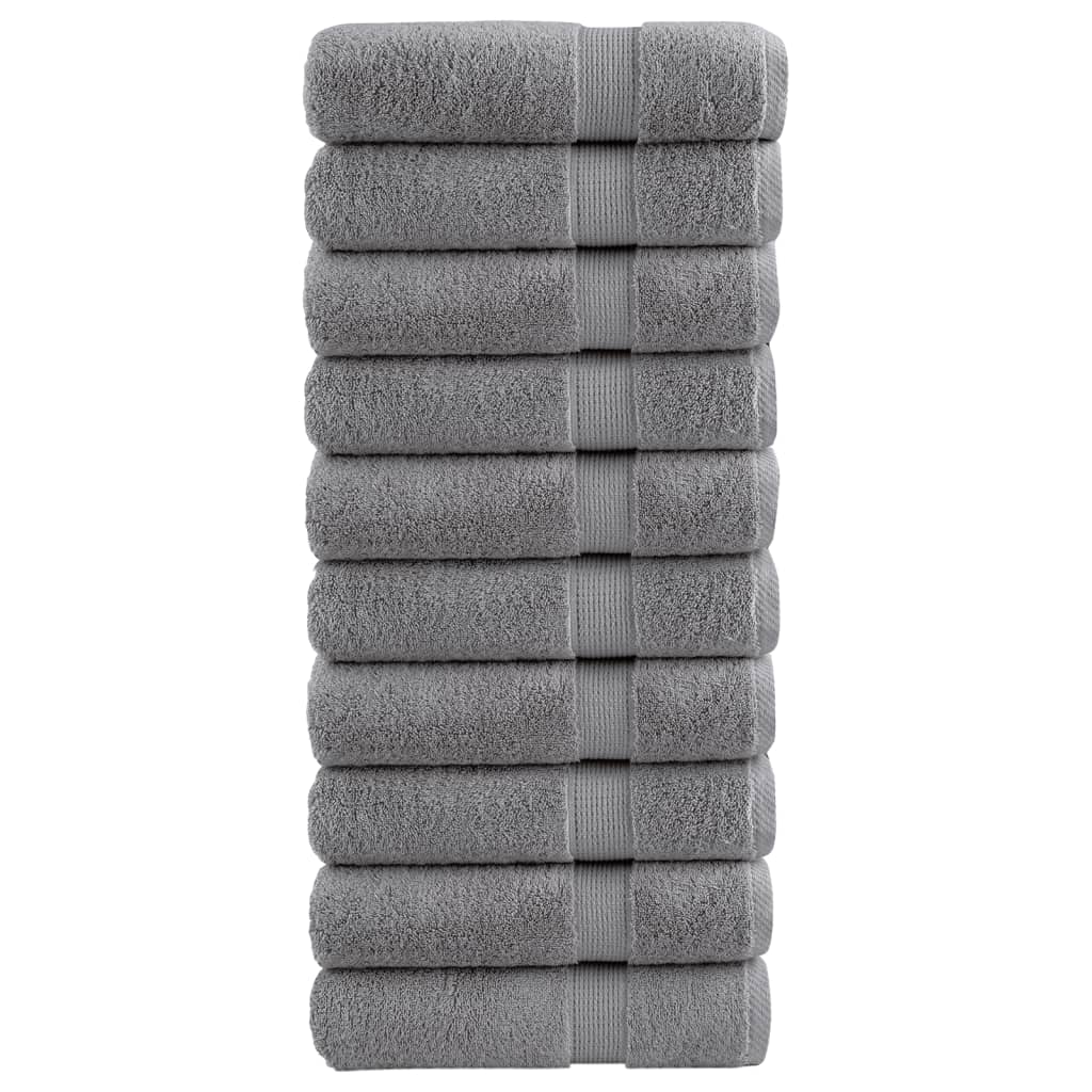 Vidaxx serviettes solund 10 pcs 600 g m² 50x100 cm gris