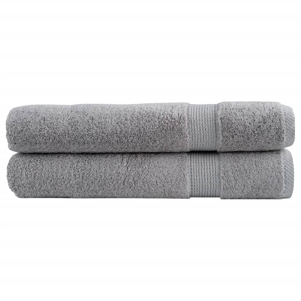 Vidaxx serviettes solund 2 pcs 600 g m² 100x200 cm gris