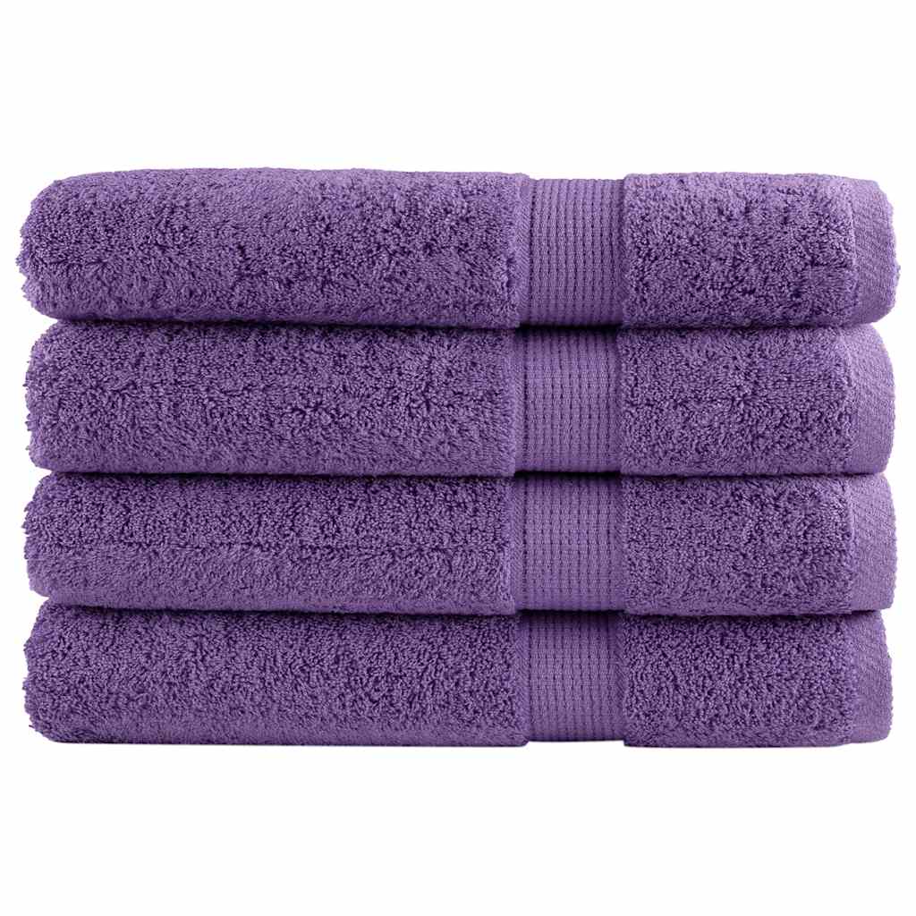 Vidaxx serviettes solund 4 pcs 600 g m² 100x200 cm violet