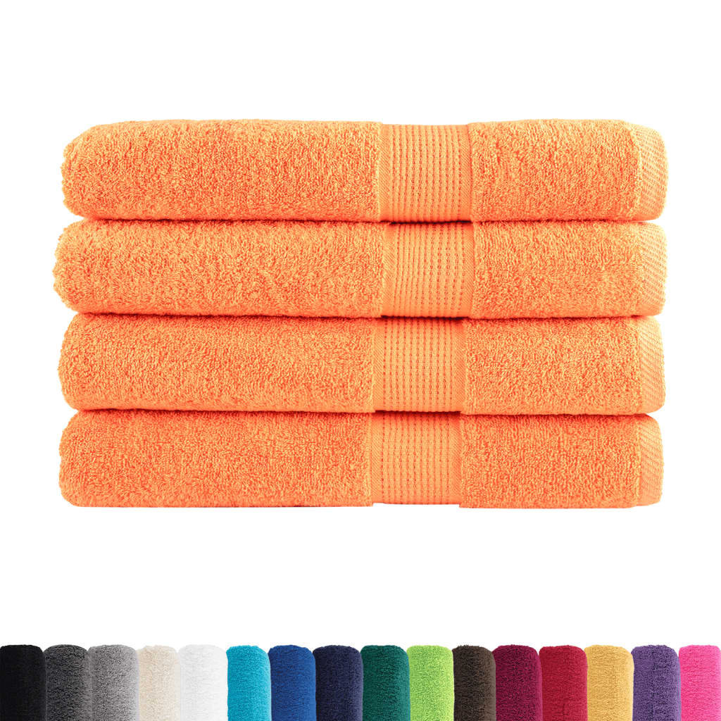 Vidaxx serviettes solund 4 pcs 600 g m² 100x200 cm orange
