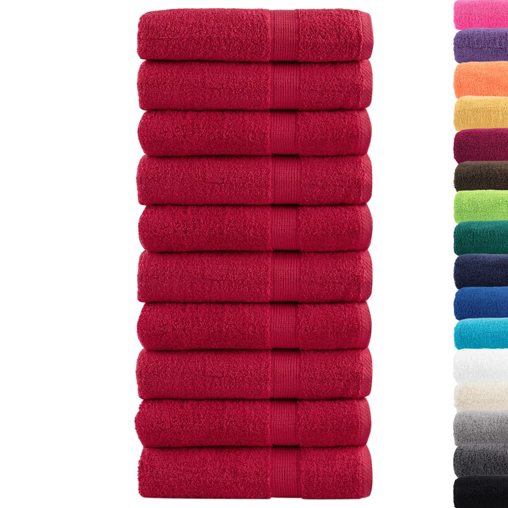Vidaxx serviettes solund 10 pcs 600 g m² 50x100 cm rouge