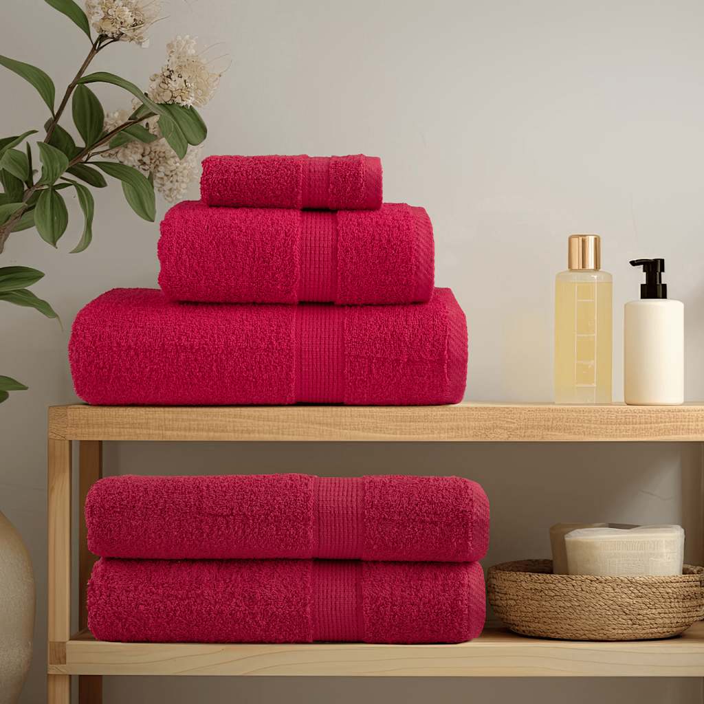 VidaXL serviettes de bain solund 4 pièces 600 g m² 100x150 cm