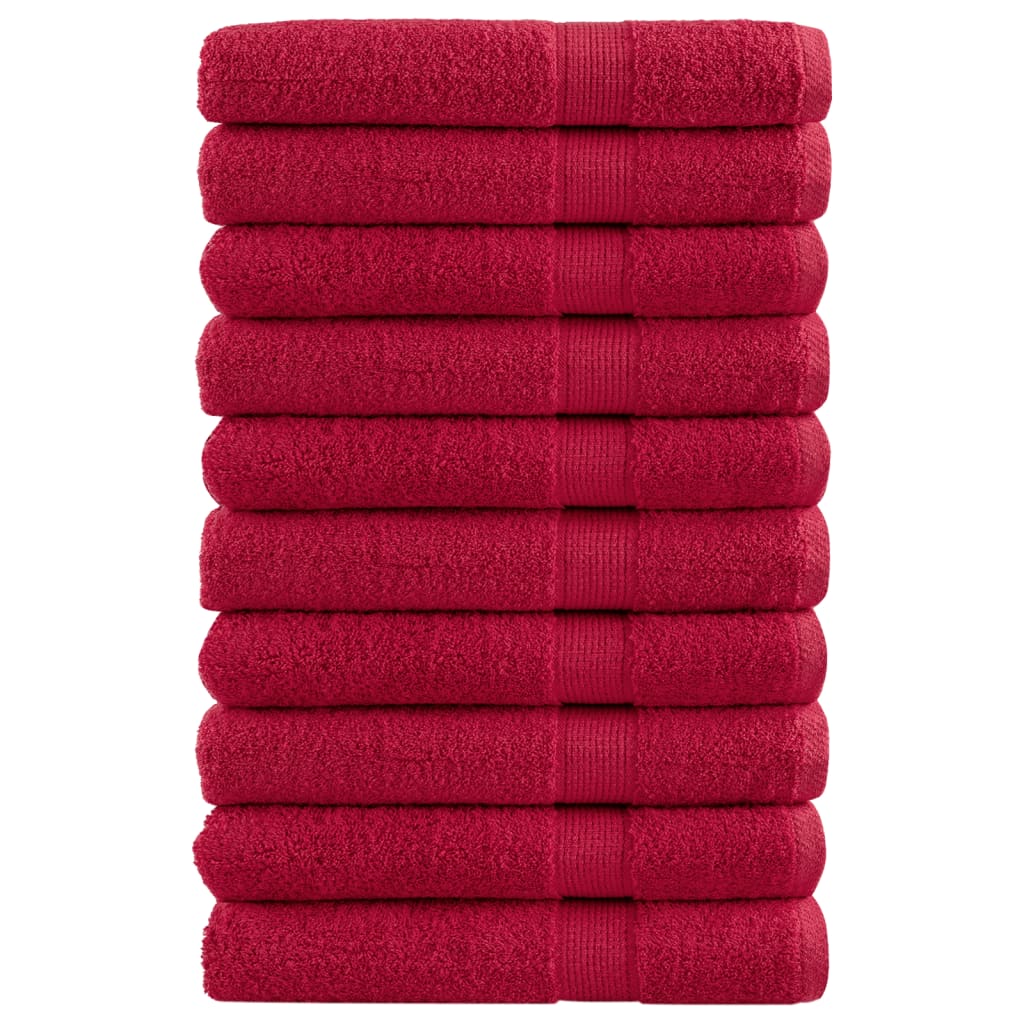 Vidaxx serviettes solund 10 pcs 600 g m² 100x200 cm rouge
