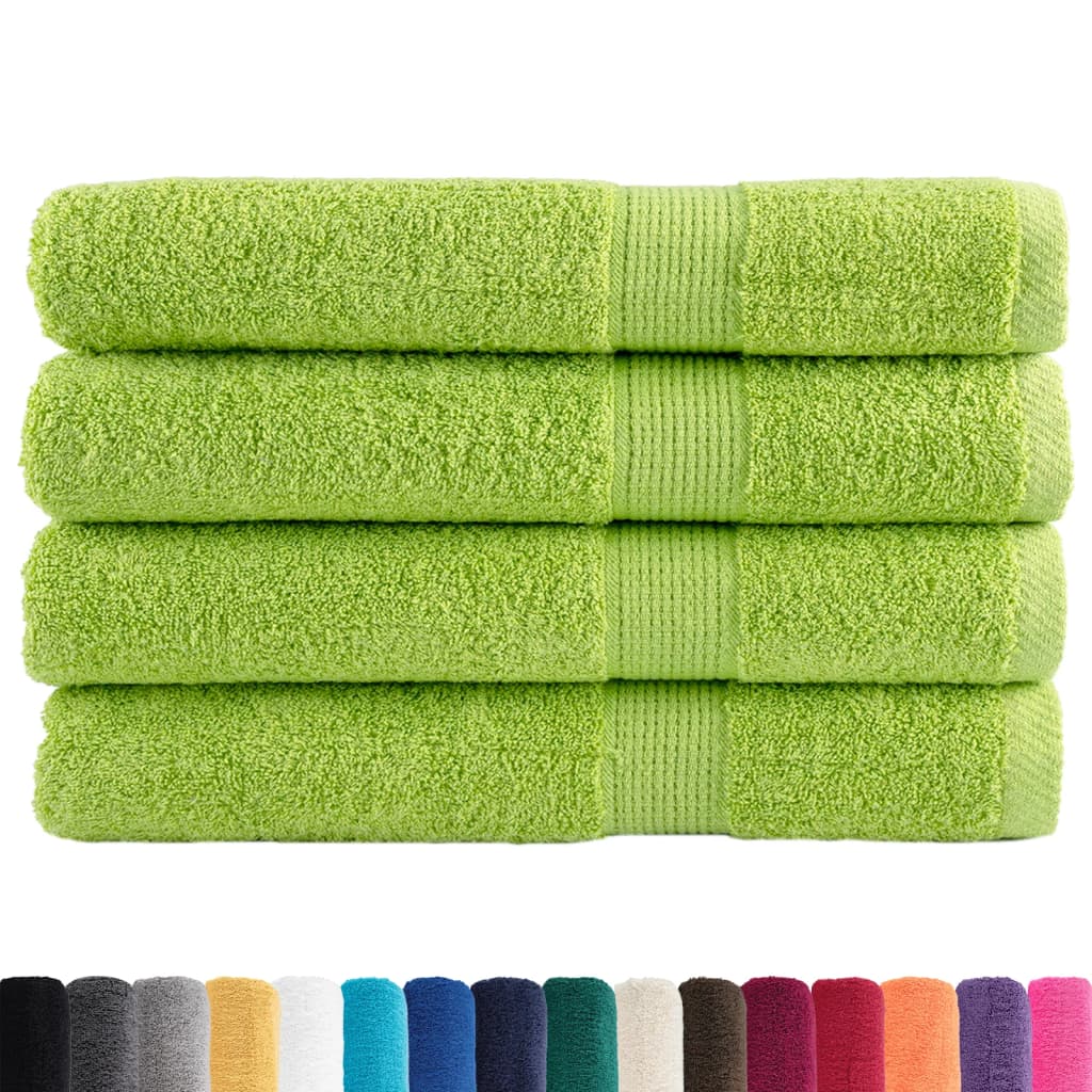Vidaxx serviettes solund 4 pcs 600 g m² 100x200 cm vert pomme