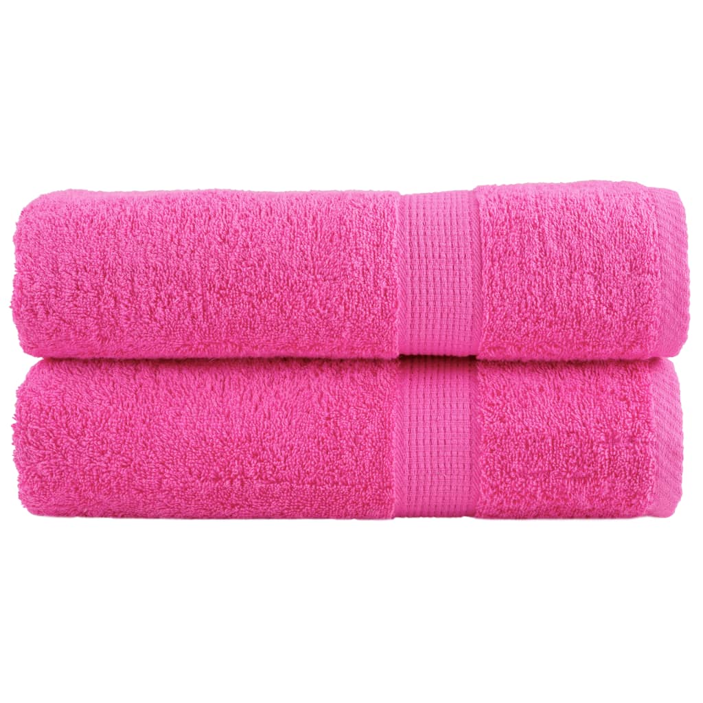 VidaXL Serviettes de bain SOLUND 2 pcs 600 g m² 100x150 cm