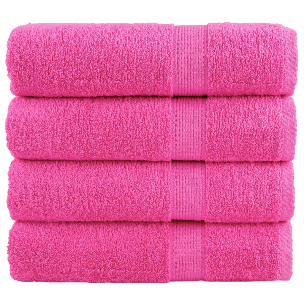 VidaXL serviettes de bain solund 4 pièces 600 g m² 100x150 cm