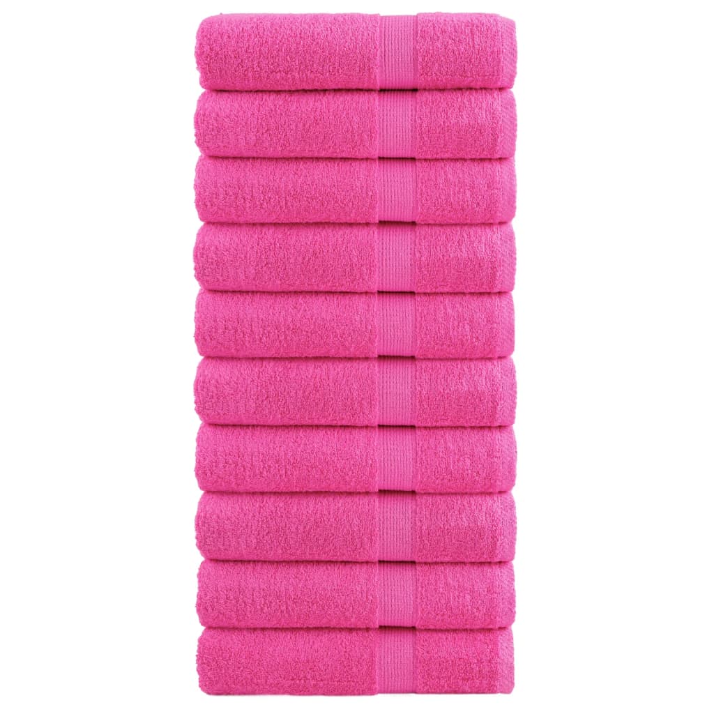 VidaXL serviettes de bain solund 10 pièces 600 g m² 100x150 cm