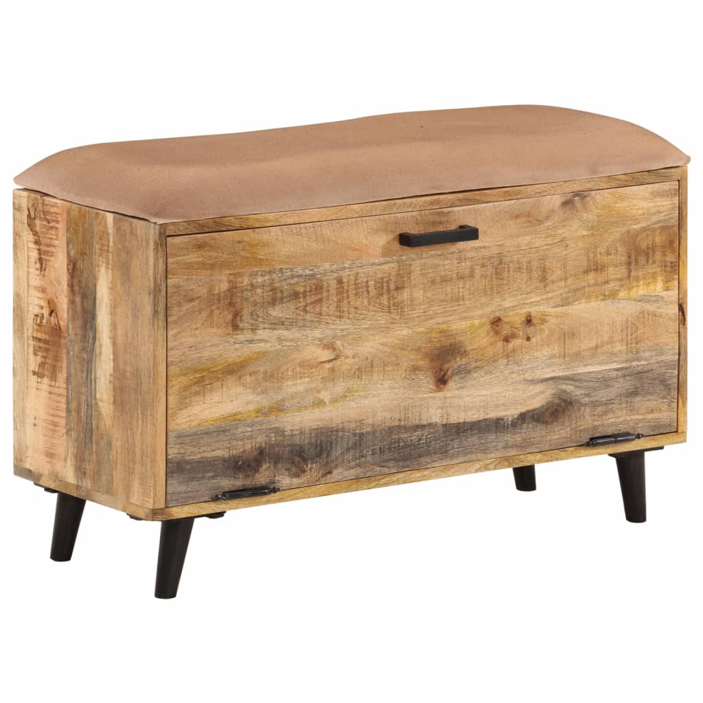 VidaXL Banc à chaussures 80x30x45 cm bois de manguier massif