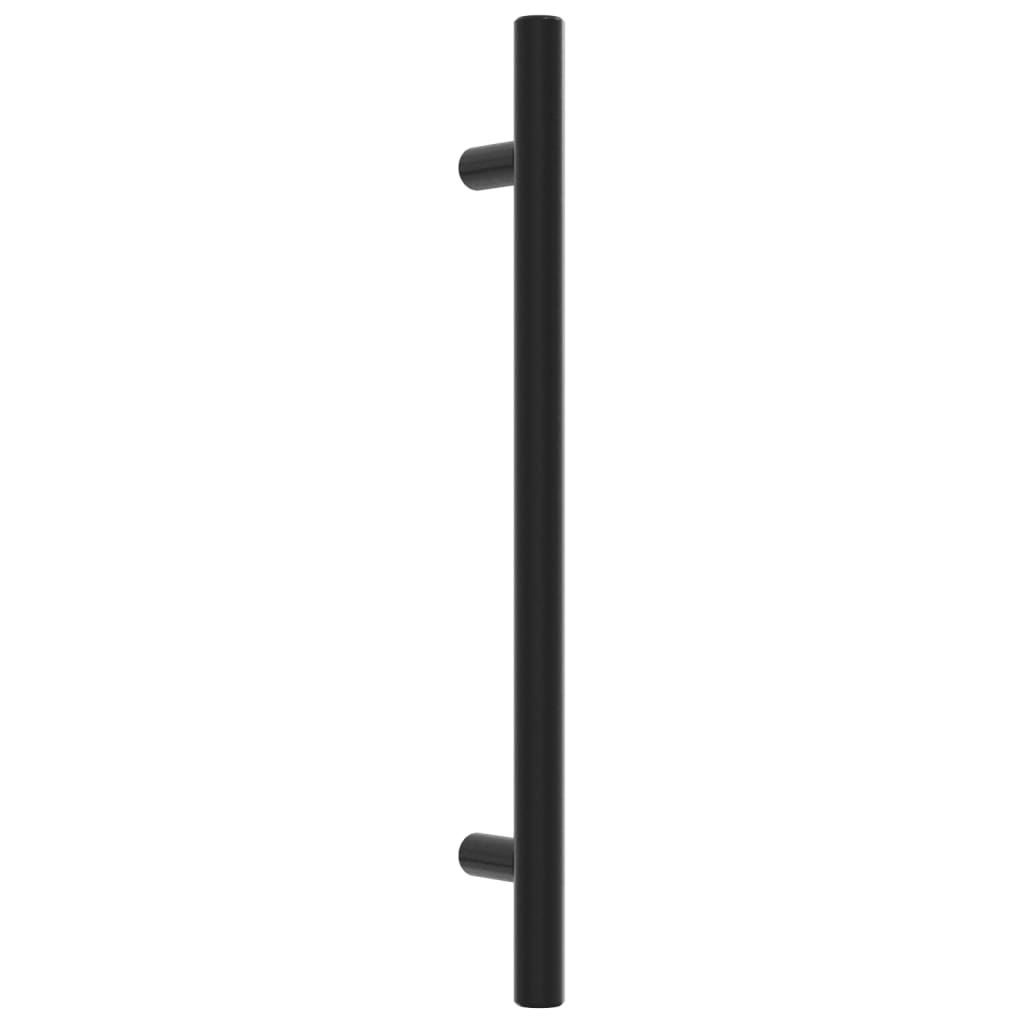 VidaXL Poignées 20 pcs 160 mm acier inoxydable noir