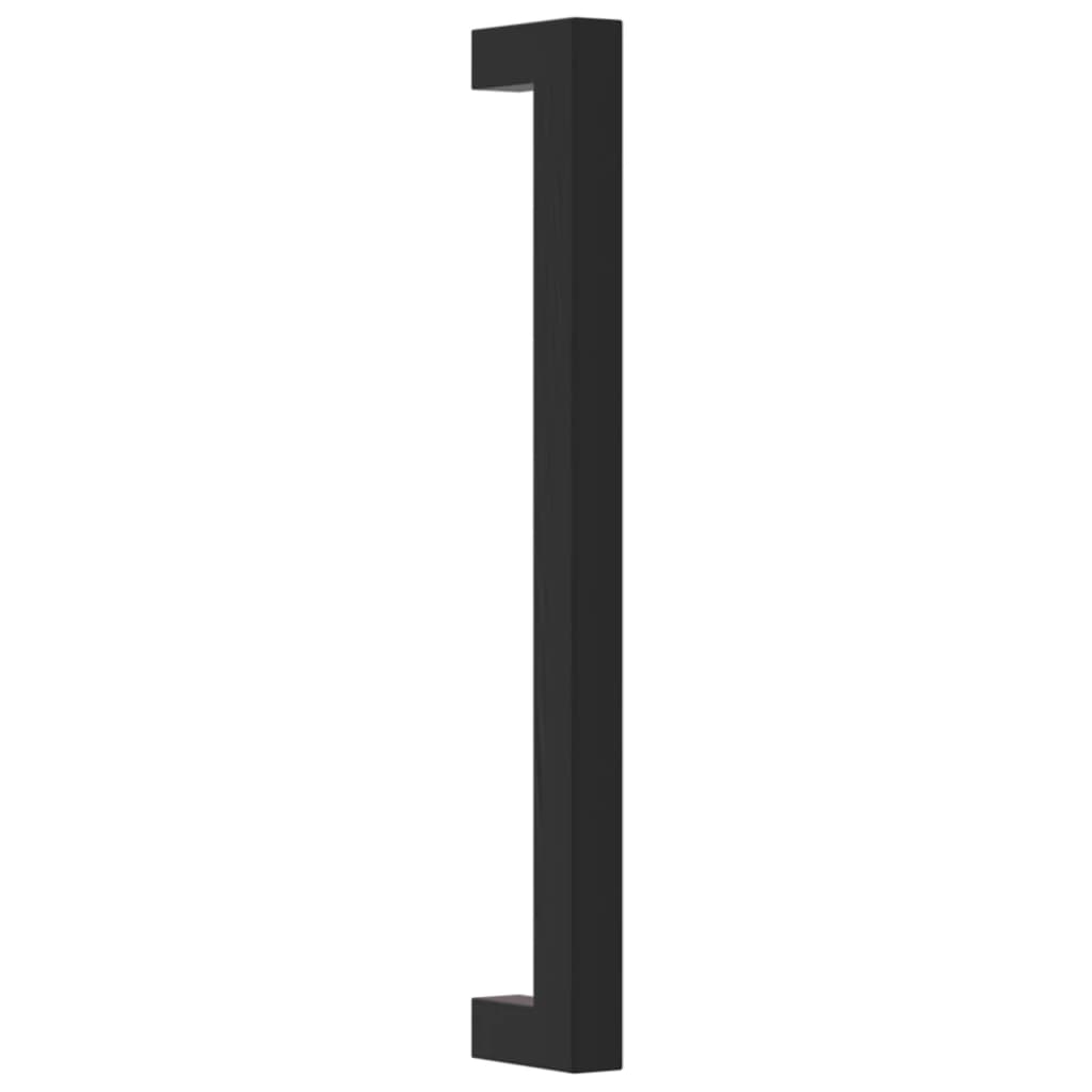 VidaXL Poignées 10 pcs 192 mm acier inoxydable noir