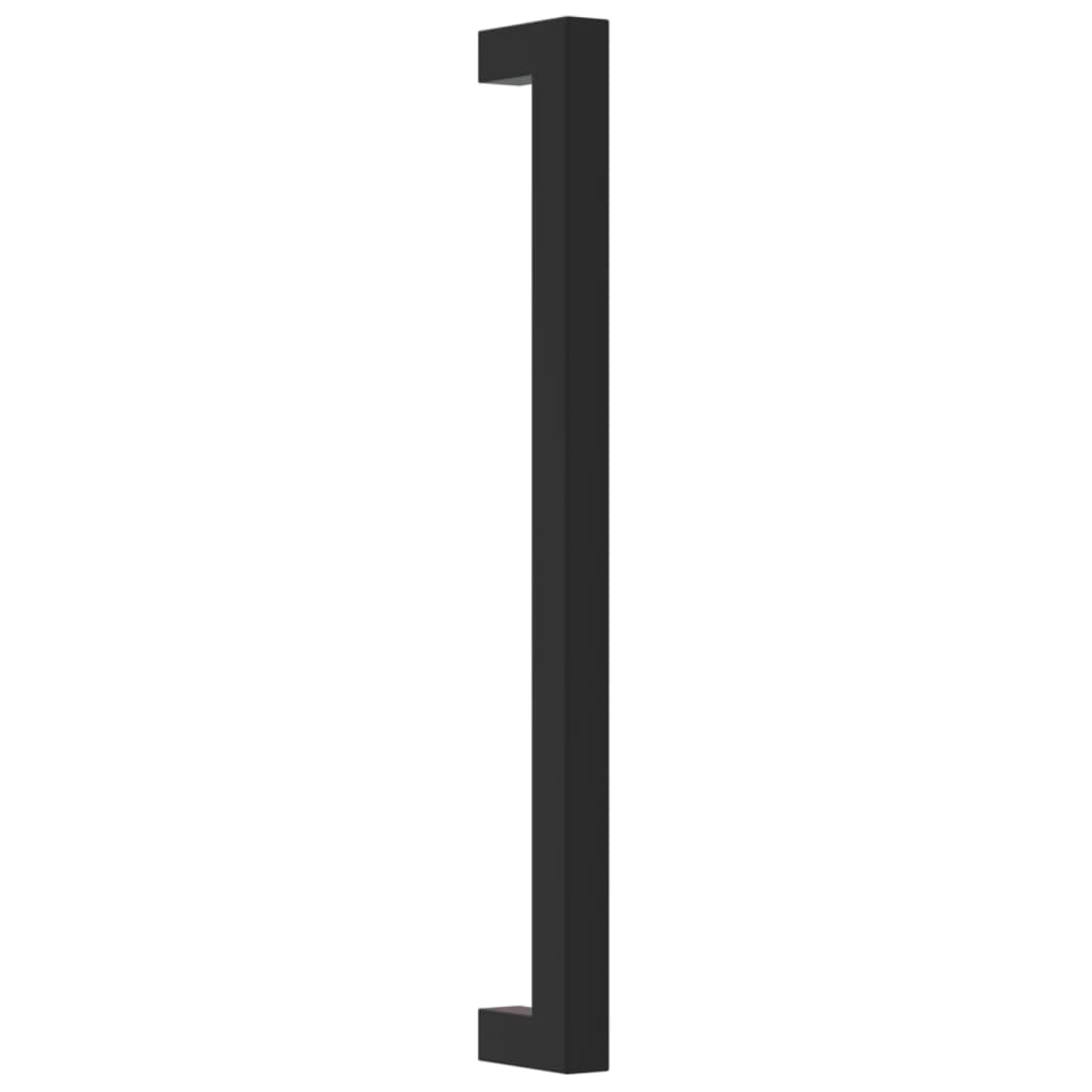 VidaXL Poignées 10 pcs 224 mm acier inoxydable noir