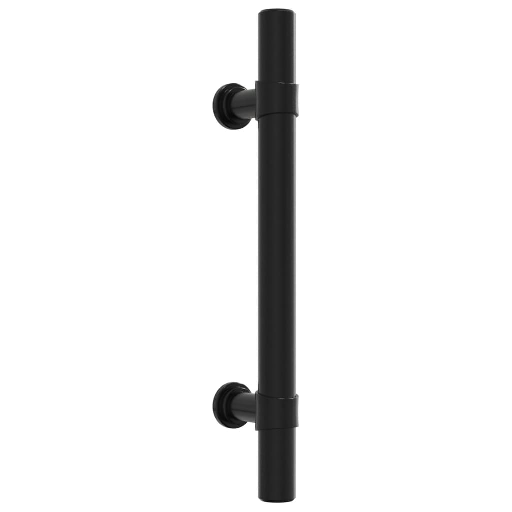 VidaXL Poignées 20 pcs 96 mm acier inoxydable noir