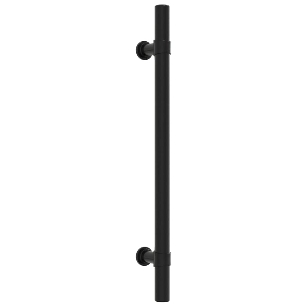 VidaXL Poignées 20 pcs 160 mm acier inoxydable noir