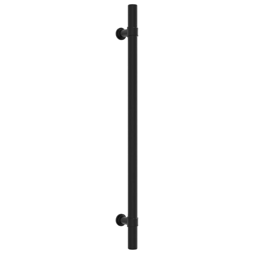 VidaXL Poignées 10 pcs 224 mm acier inoxydable noir