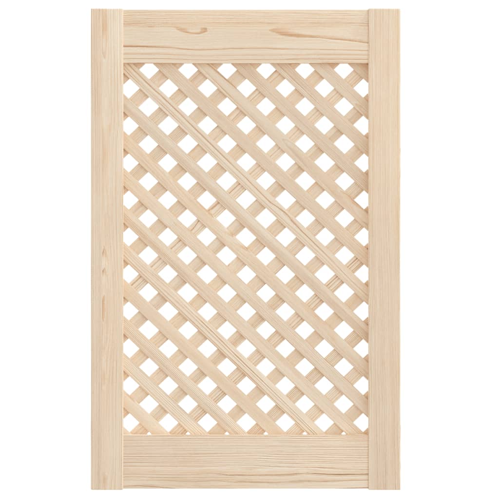 Vidaxx portes de placard à lattes 2 pcs 39,5x61,5 cm bois de pin massif
