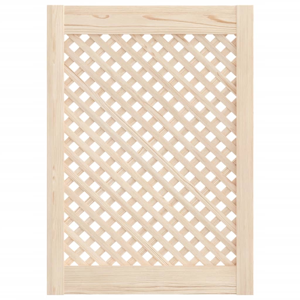 Vidaxx portes de placard à lattes 2 pcs 49,5x69 cm bois de pin massif