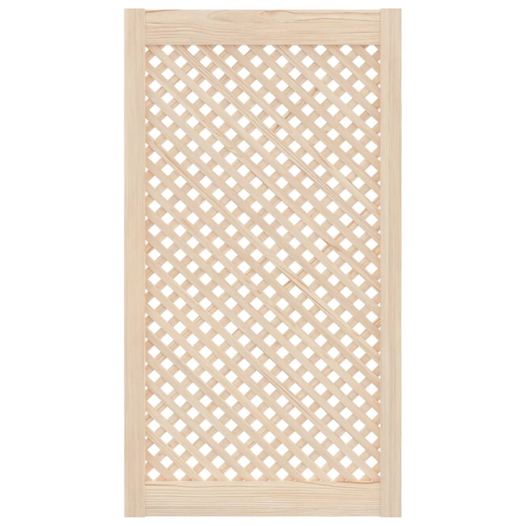 Vidaxx portes de placard à lattes 2 pcs 49,5x99 cm bois de pin massif