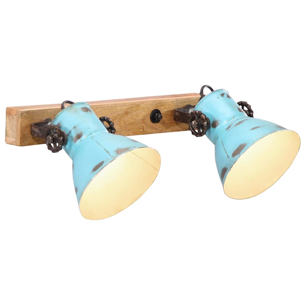 Vidaxx applique 25 w e27 45x25 cm bleu patiné