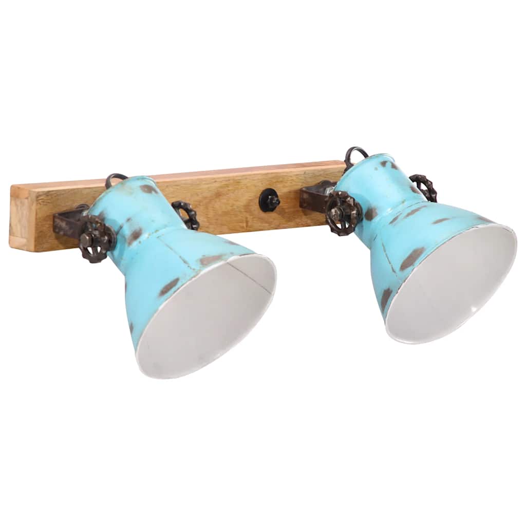 Vidaxx applique 25 w e27 45x25 cm bleu patiné