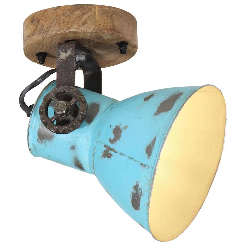 Vidaxx applique 25 w e27 11,5x11,5x25 cm bleu patiné
