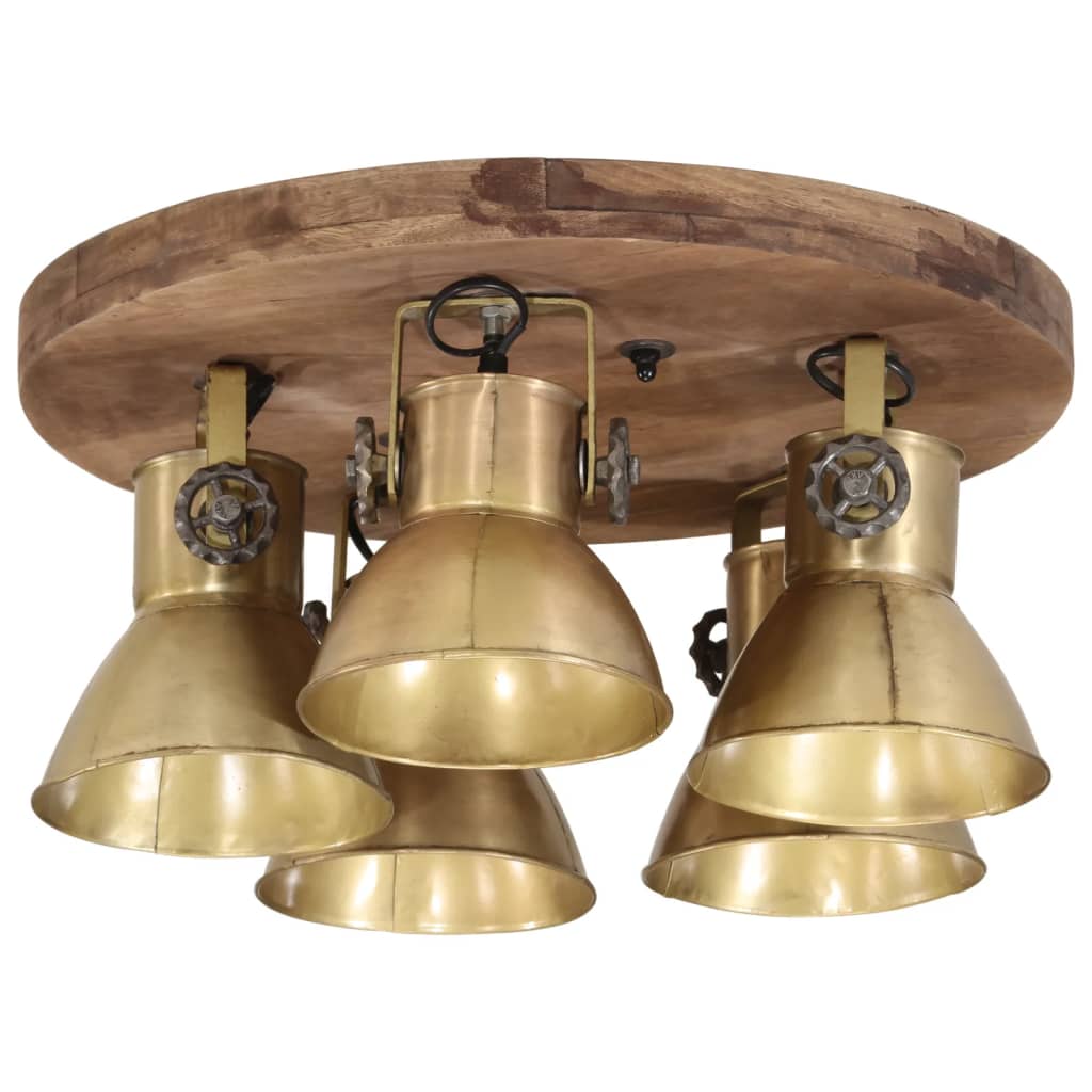 Vidaxx plafonnier 25 w e27 50x50x25 cm couleur laiton antique