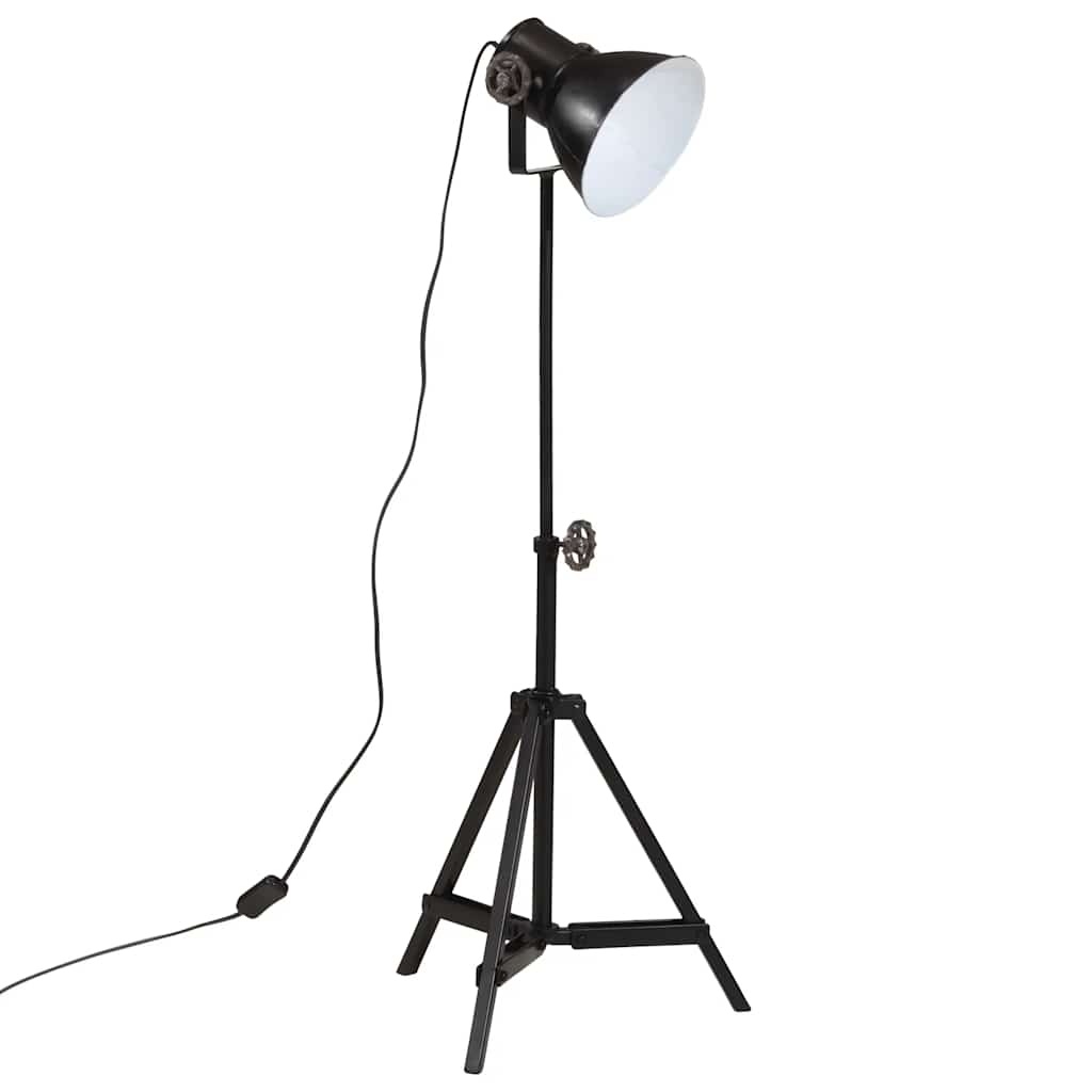 Vidaxxl lampadaire 25 w e27 35x35x65 95 cm noir