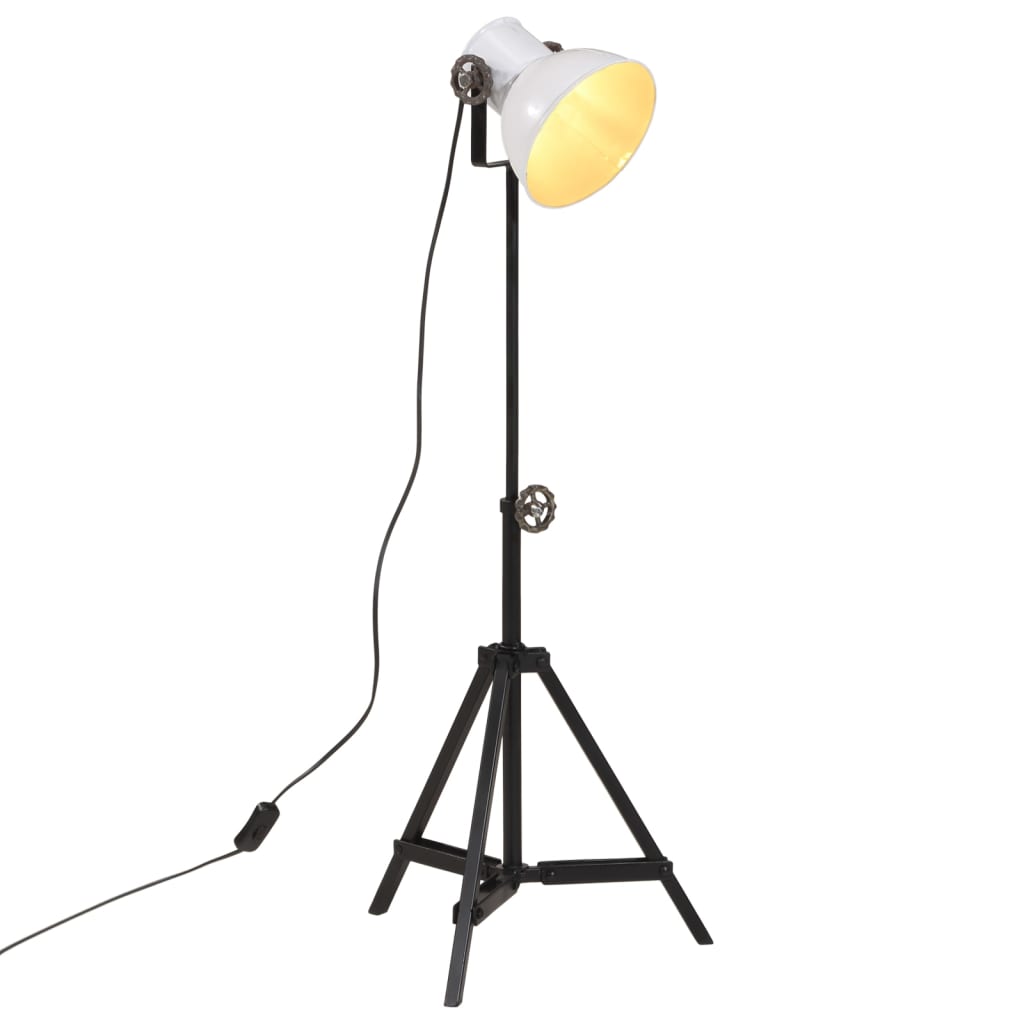 VidaXL lampadaire 25 w e27 35x35x65 95 cm blanc