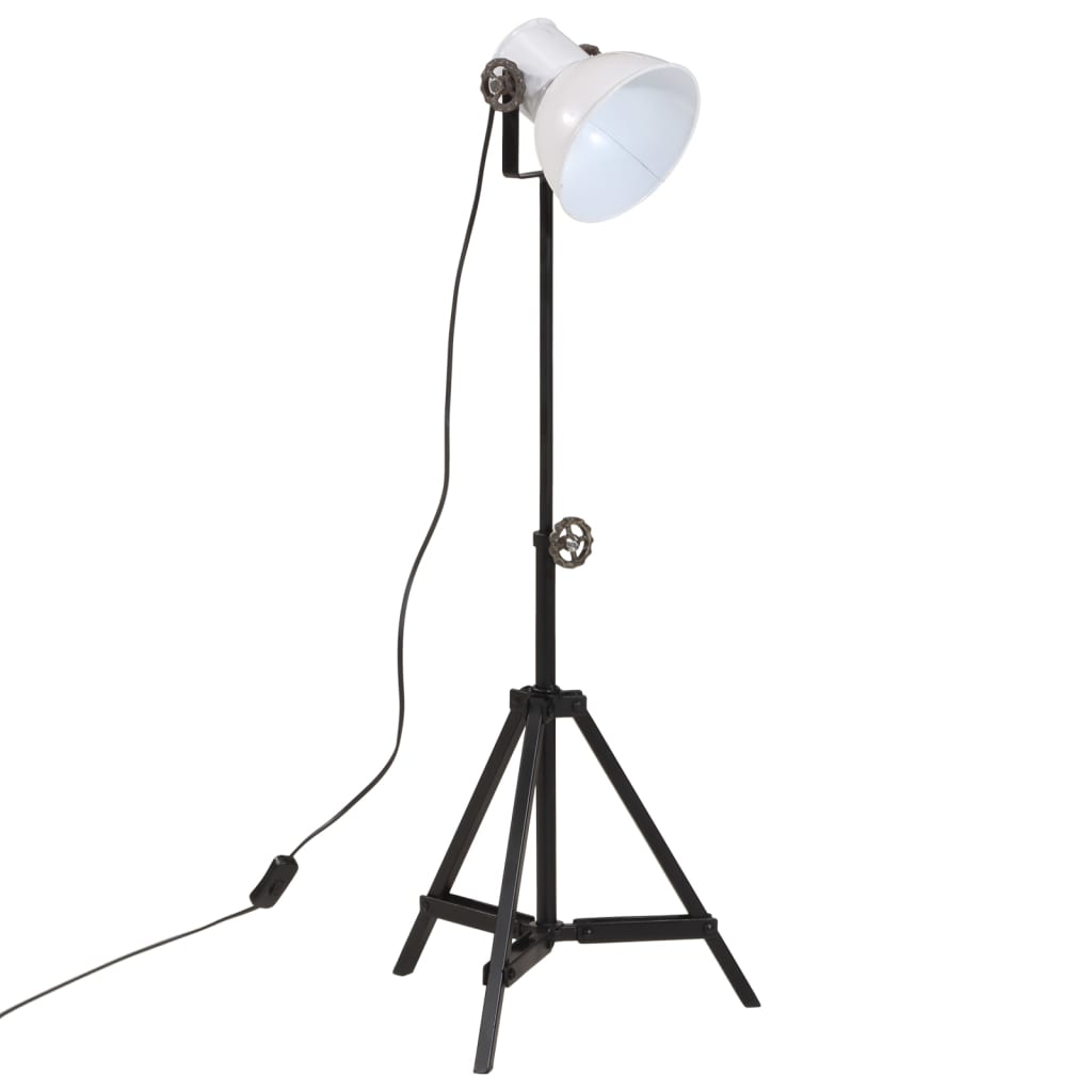 VidaXL lampadaire 25 w e27 35x35x65 95 cm blanc