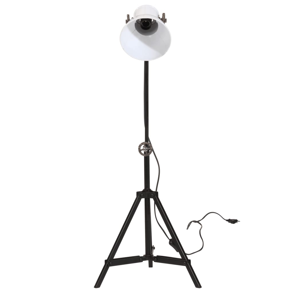 VidaXL lampadaire 25 w e27 35x35x65 95 cm blanc
