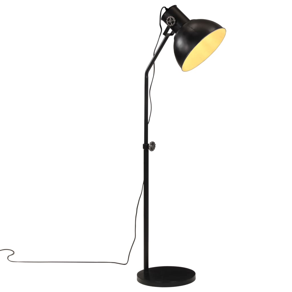 Vidaxxl lampadaire 25 w e27 30x30x90-150 cm noir
