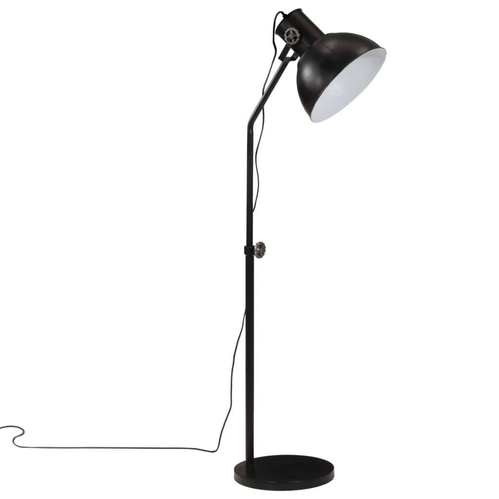 Vidaxxl lampadaire 25 w e27 30x30x90-150 cm noir