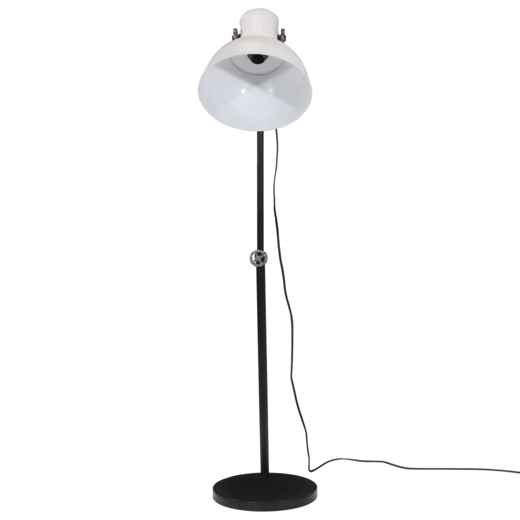 VidaXL lampadaire 25 w e27 30x30x90-150 cm blanc