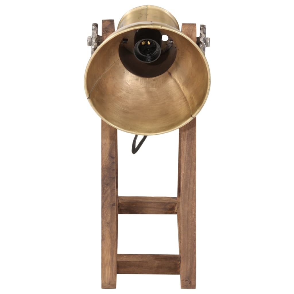 Vidaxx lampe de bureau 25 w e27 30x17x40 cm couleur laiton antique