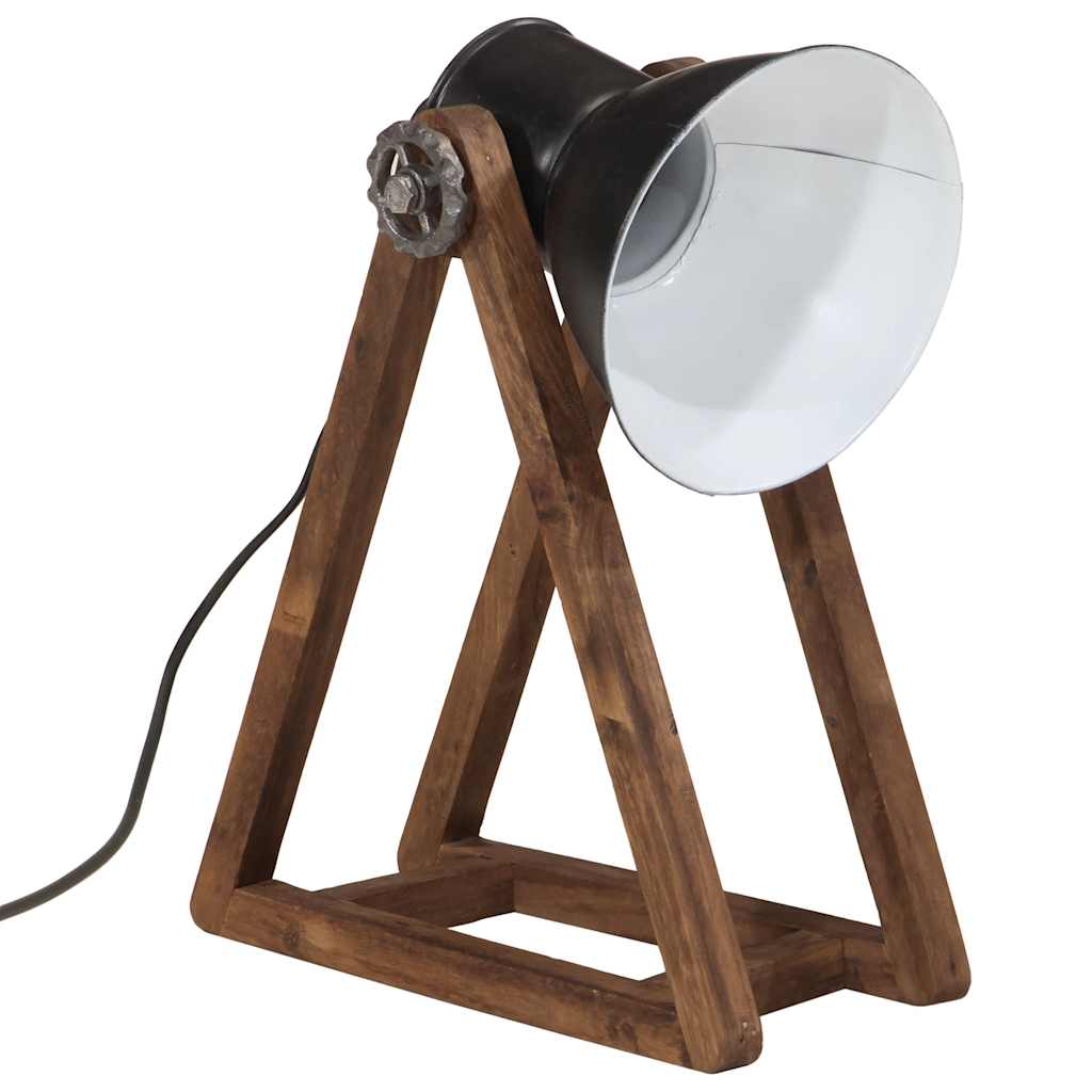 VidaXL Lampe de bureau 25 W E27 30x17x40 cm noir