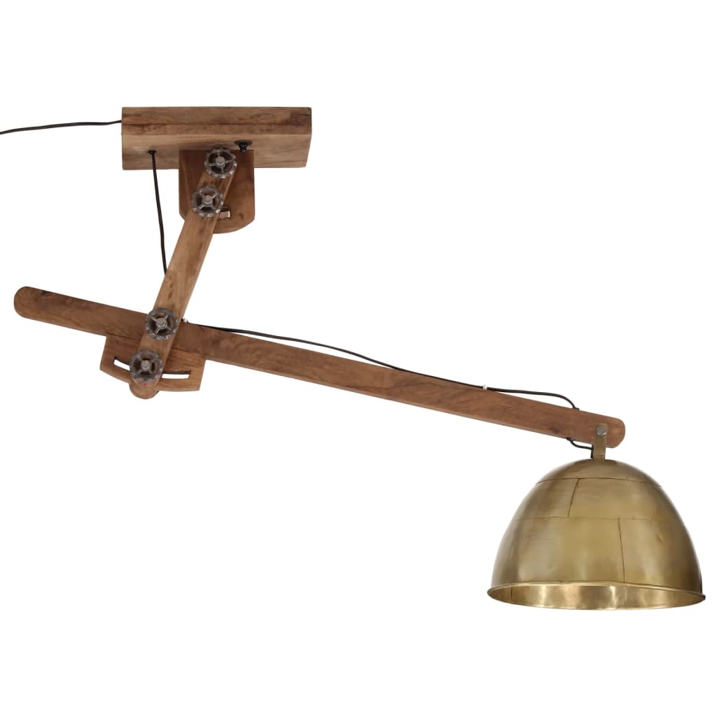 Vidaxx plafonnier 25 w e27 105x30x65-108 cm couleur laiton antique