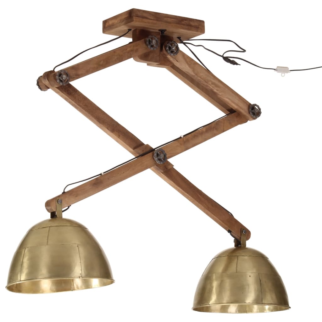 Vidaxx plafonnier 25 w e27 29x18x85 cm couleur laiton antique