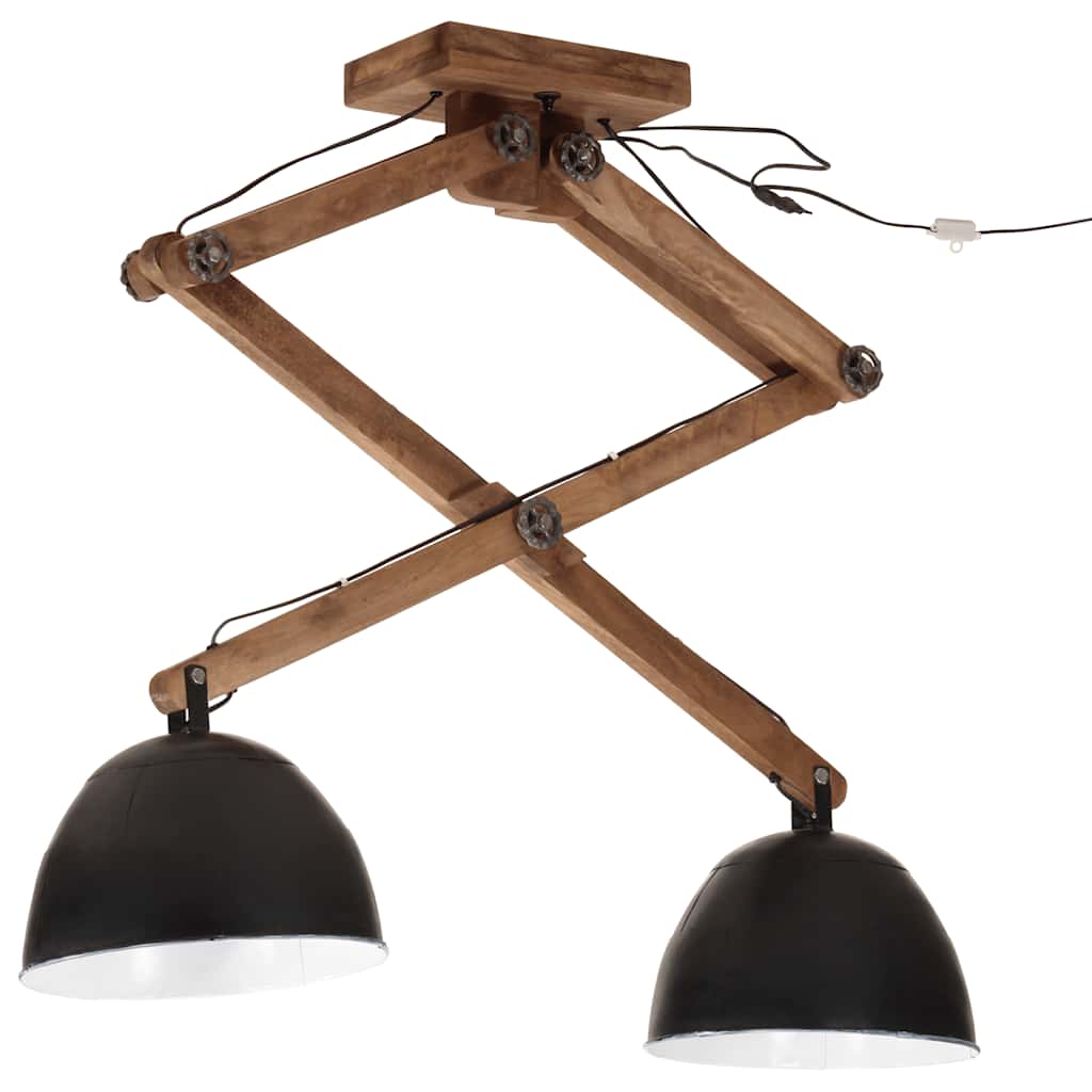 Vidaxx plafonnier 25 w e27 29x18x85 cm noir