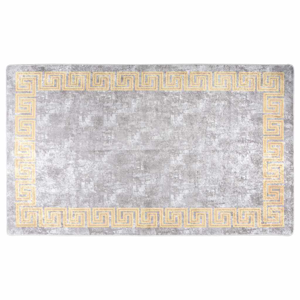Vidaxx tapis lavable antidérapant 150x230 cm gris et or