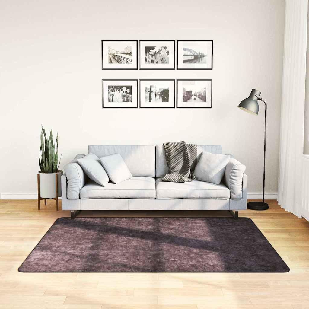 Vidaxx tapis lavable antidérapant 120x170 cm anthracite