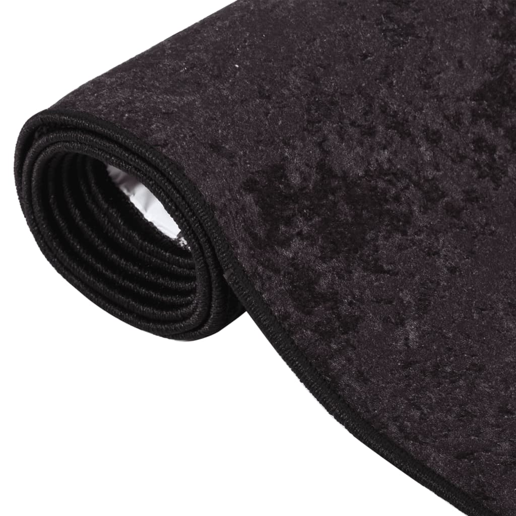 Vidaxx tapis lavable antidérapant 150x230 cm anthracite