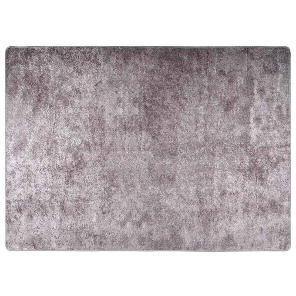Vidaxx tapis lavable antidérapant 150x230 cm gris