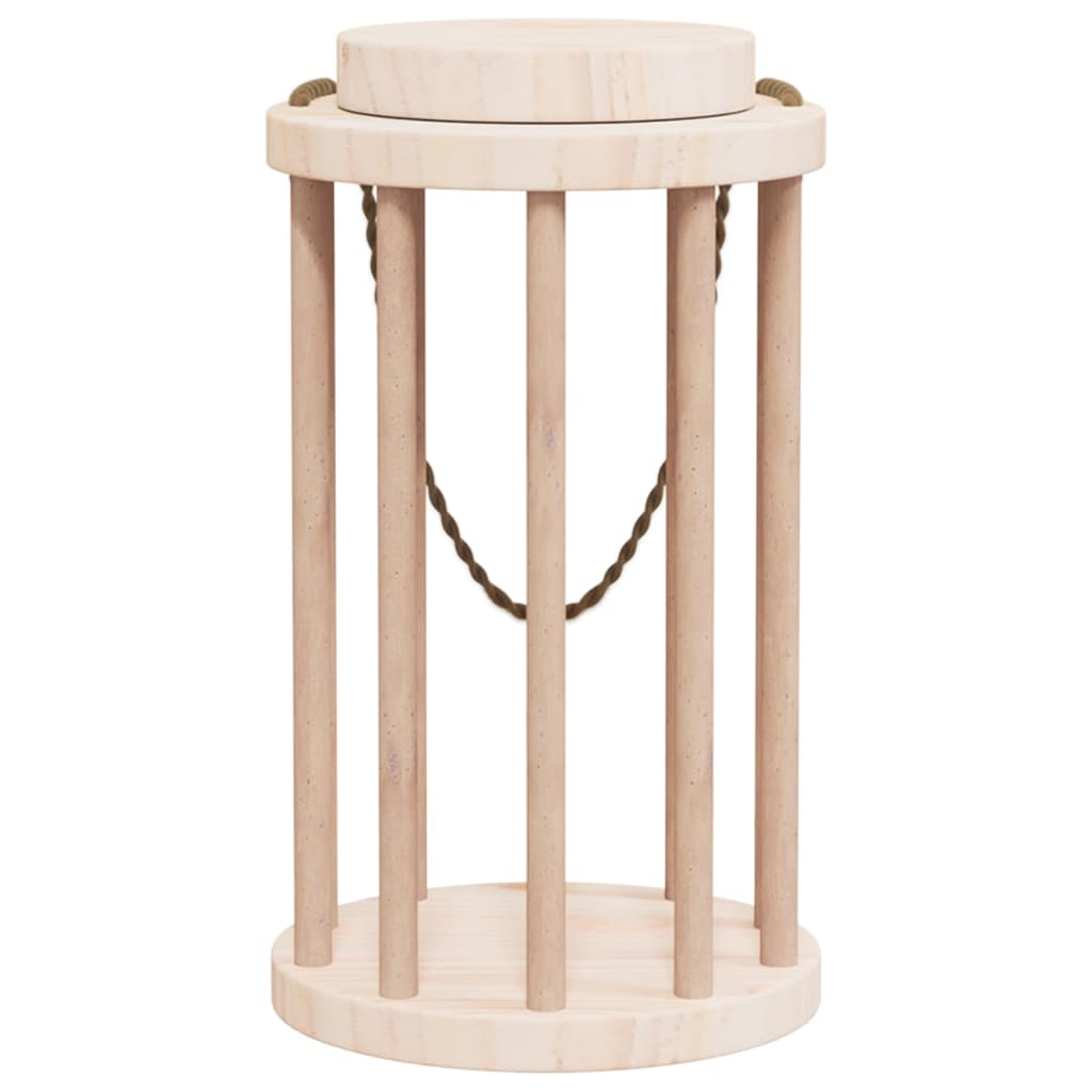 Vidaxl hooiruif pour lapins Ø15x25,5 cm de bois solide solide