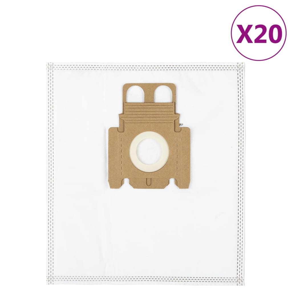 Sacs d'aspirateur VidaXL pour Miele K 20 pièces