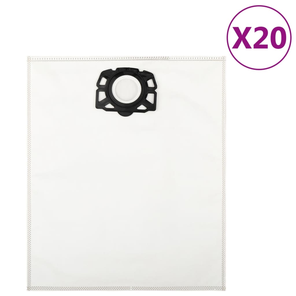 Sacs d'aspirateur VidaXL pour Karcher WD4 20 pièces