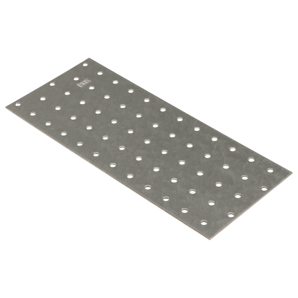 Plaques VidaXL perforées 20 pcs 2 mm 240x100 mm acier galvanisé