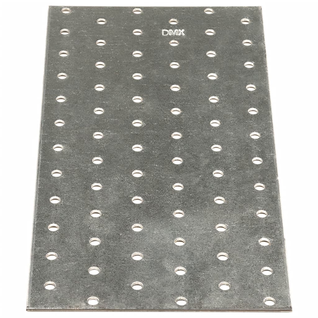 VidaXL Feuilles perforées 20 pcs 2 mm 240x120 mm acier galvanisé