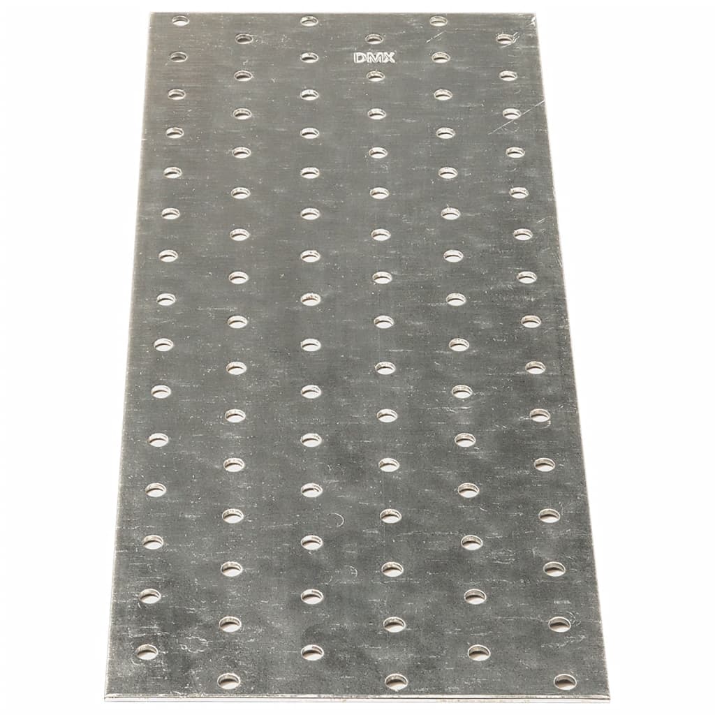 VidaXL Feuilles perforées 20 pcs 2 mm 300x120 mm acier galvanisé