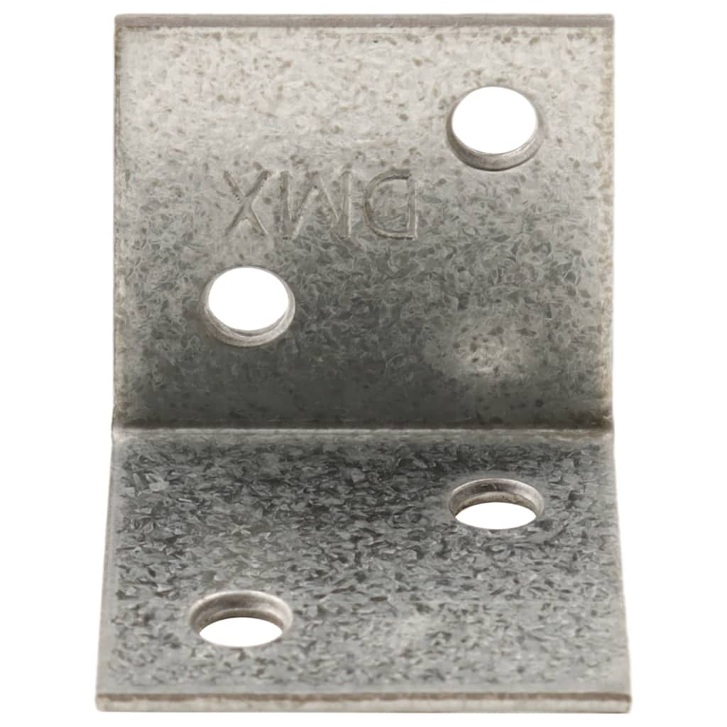 Vidaxx équerres 150 pièces 30x25x30 mm acier galvanisé 2 mm d'épaisseur