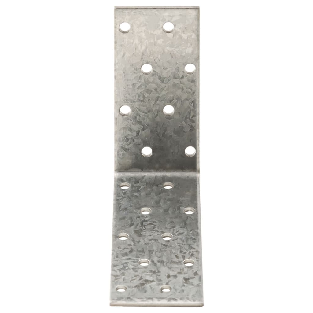 Vidaxx équerres d'angle 40 pièces 2 mm 80x40x80 mm acier galvanisé