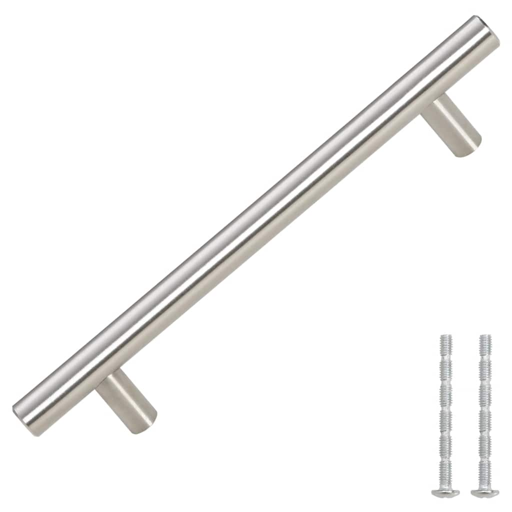 Vidaxx poignées 10 pcs 128 mm acier inoxydable couleur argent